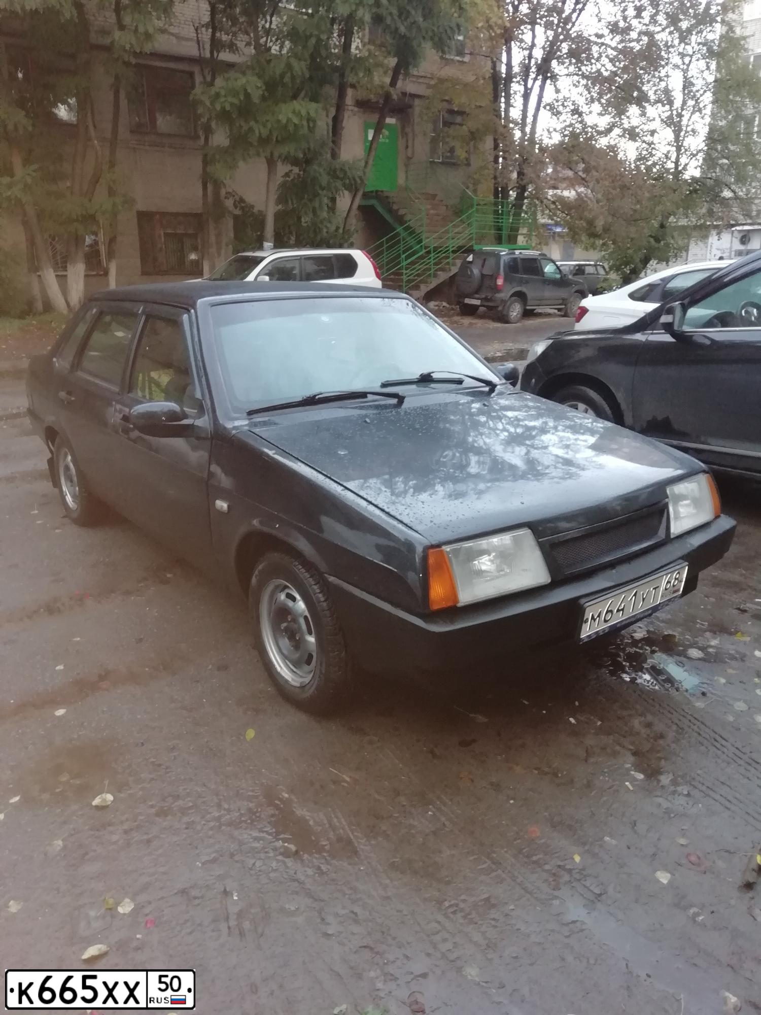 Фото автомобиля LADA 2109 SAMARA, 1997 — госномер М641УТ68. Цвет: синий