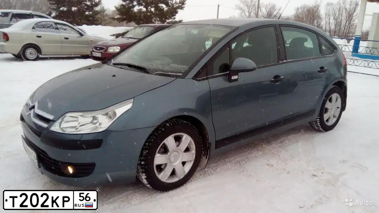 Фото автомобиля CITROEN C4, 2008 — госномер Т202КР56. Цвет: СЕРЫЙ