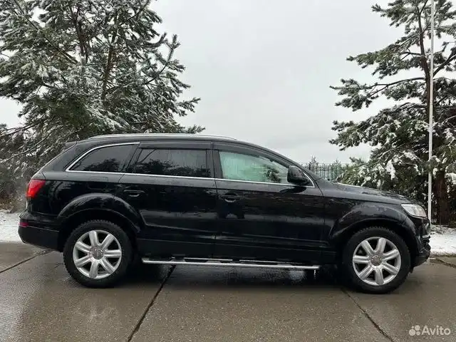 Фото автомобиля AUDI Q7, 2008 — госномер А575РК252. Цвет: ЧЕРНЫЙ