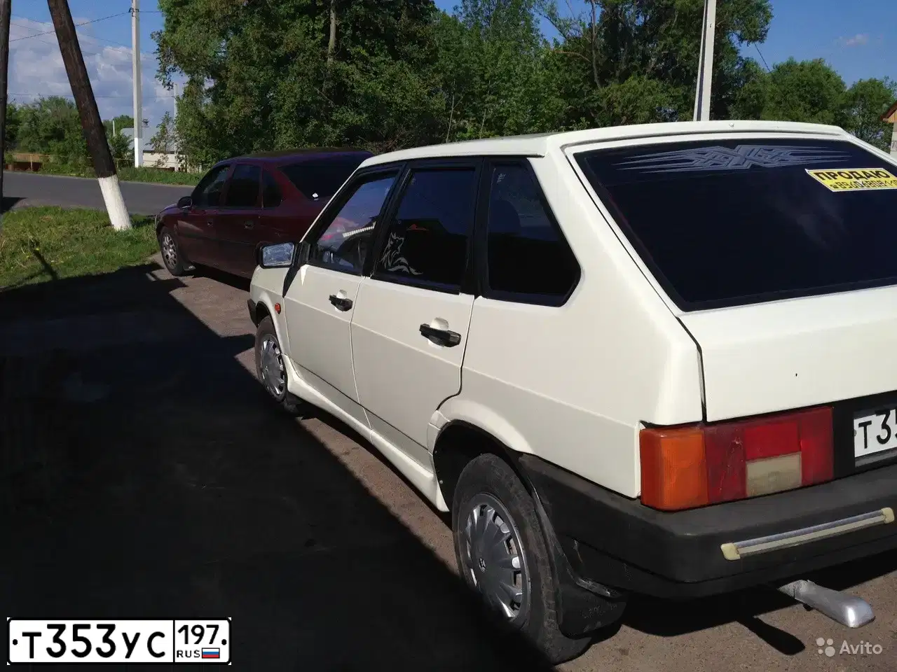 Фото автомобиля LADA 2109 SAMARA, 1997 — госномер Т353УС197. Цвет: Белый