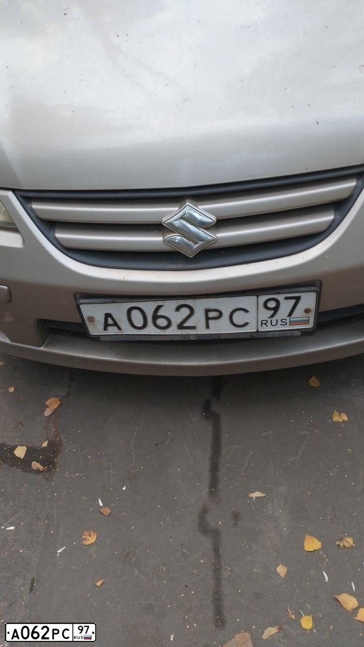 Фото автомобиля SUZUKI LIANA, 2004 — госномер А062РС97. Цвет: КОРИЧНЕВЫЙ