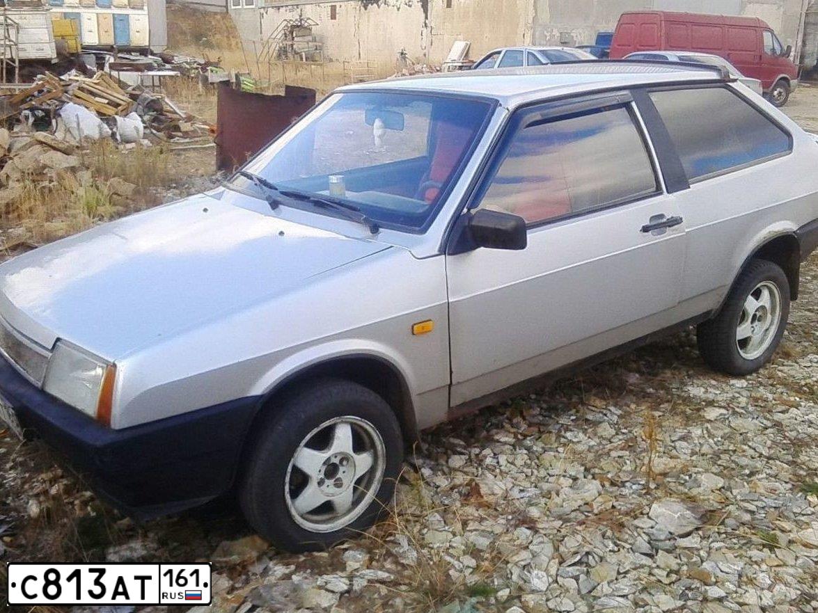Фото автомобиля LADA 2108, 1986 — госномер Н857АМ82. Цвет: СЕРЕБРИСТО-СЕРЫЙ