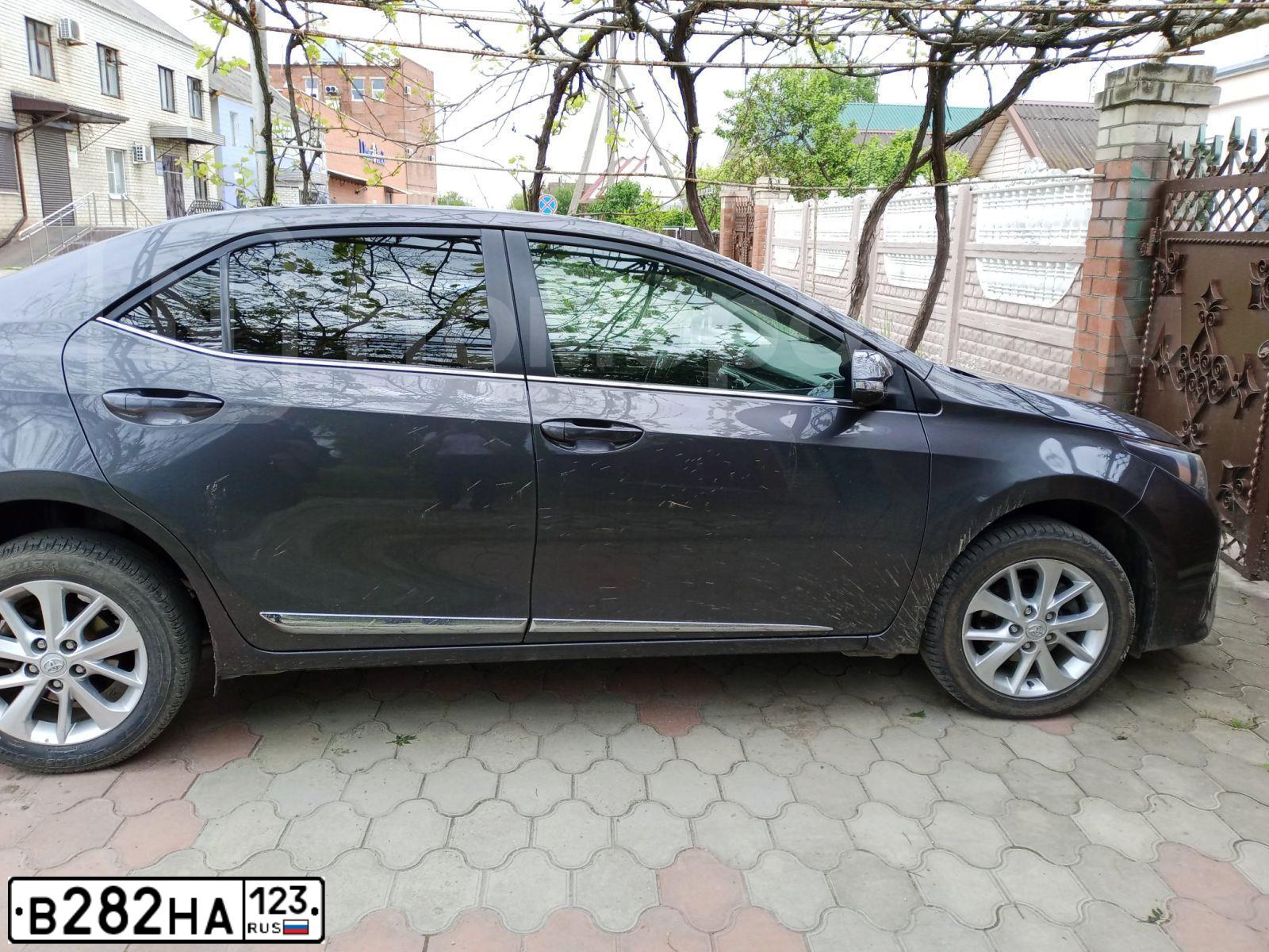 Фото автомобиля TOYOTA COROLLA, 2013 — госномер В282НА123. Цвет: СЕРЫЙ