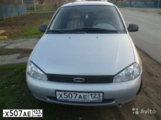 Фото автомобиля LADA 1117 KALINA, 2011 — госномер Х507АЕ123. Цвет: серебристый