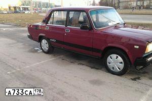 Фото автомобиля LADA 2105, 1999 — госномер А733СА178. Цвет: ТЕМНО-БОРДОВЫЙ