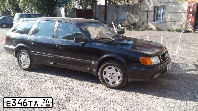 Фото автомобиля AUDI 100, 1992 — госномер Е346ТА36. Цвет: ЧЕРНЫЙ