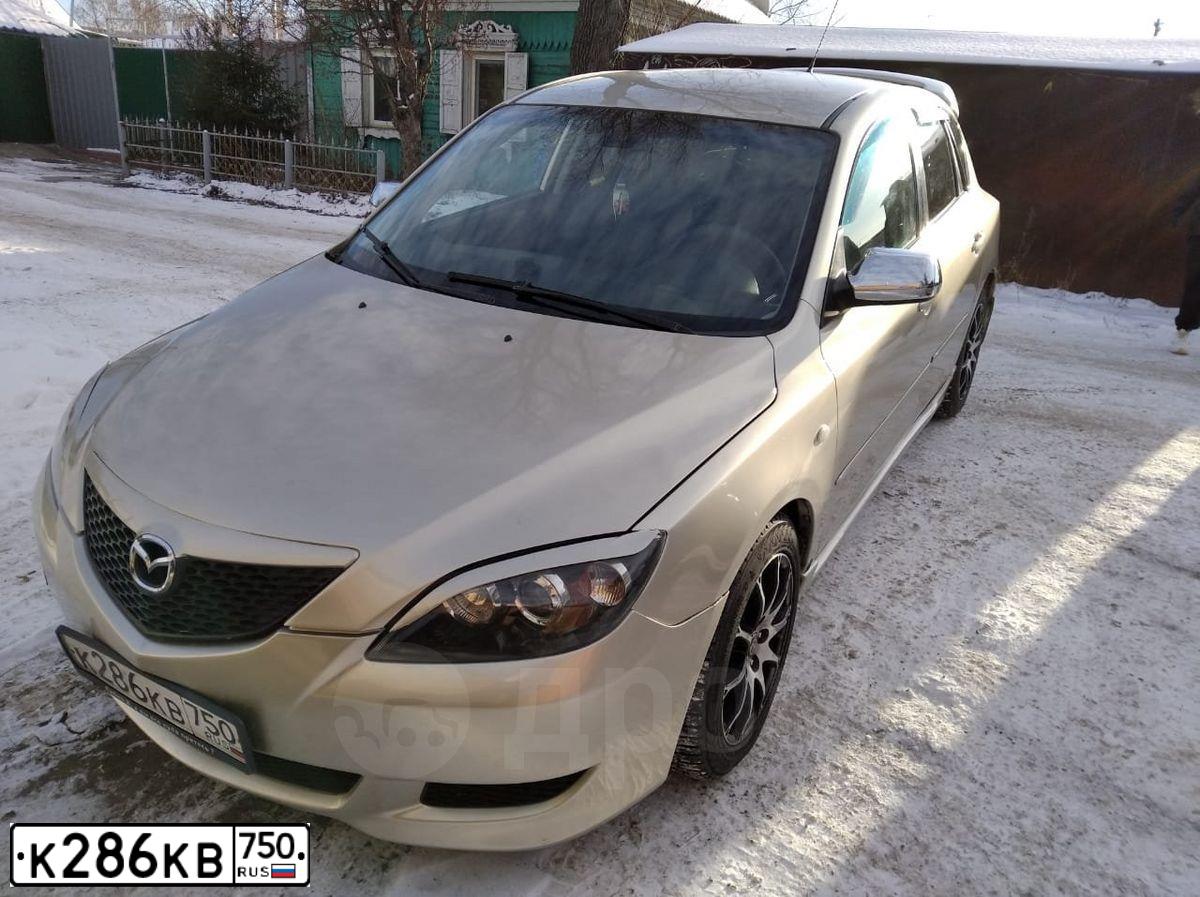Фото автомобиля MAZDA 3, 2005 — госномер У093ТС55. Цвет: СЕРЫЙ