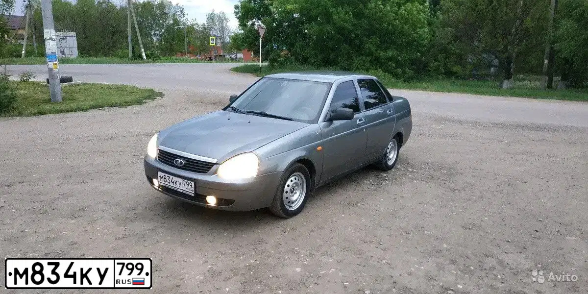 Фото автомобиля LADA 2170 PRIORA, 2009 — госномер К383ТТ193. Цвет: средний серо-зеленый металлик