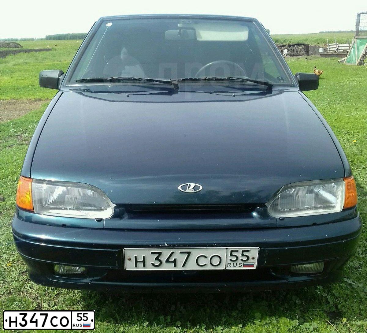 Фото автомобиля LADA 2114 SAMARA, 2008 — госномер К243УЕ154. Цвет: Темно-зеленый