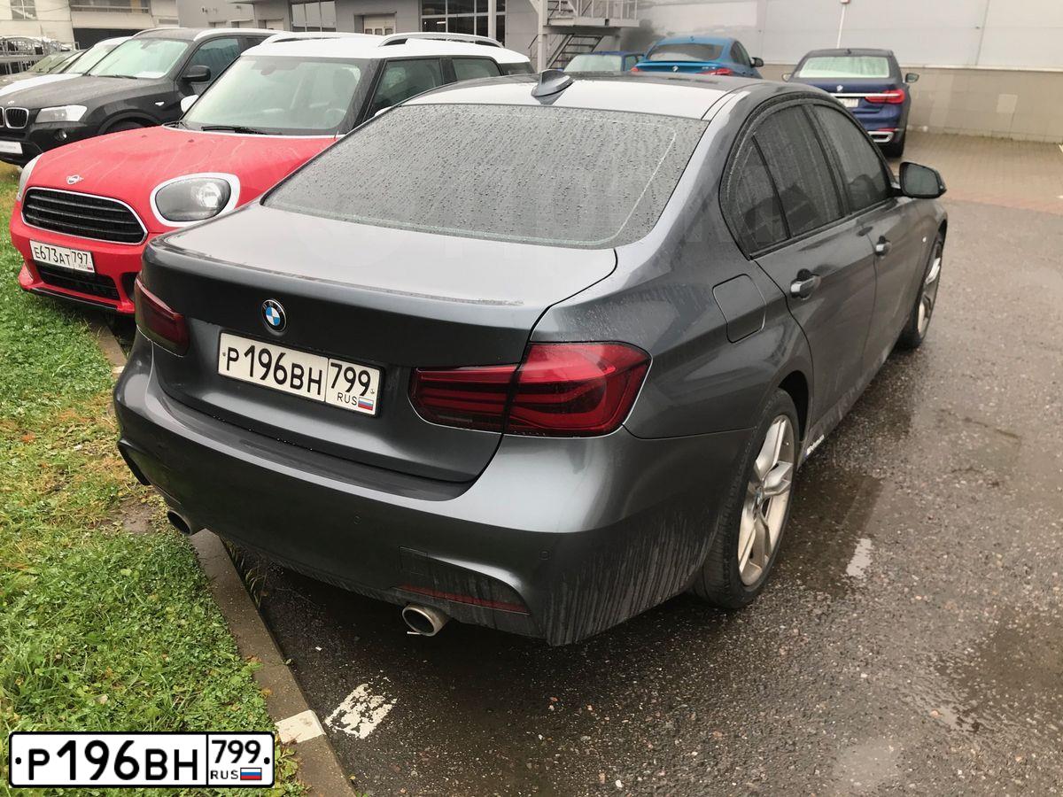 Фото автомобиля BMW SERIE 3, 2017 — госномер С910МН193. Цвет: СЕРЫЙ МЕТАЛЛИК