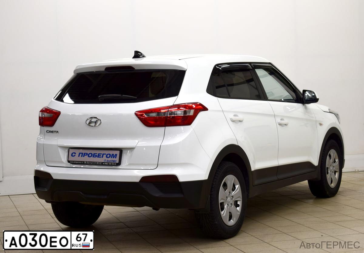 Фото автомобиля HYUNDAI CRETA, 2017 — госномер К549ВА181. Цвет: Белый
