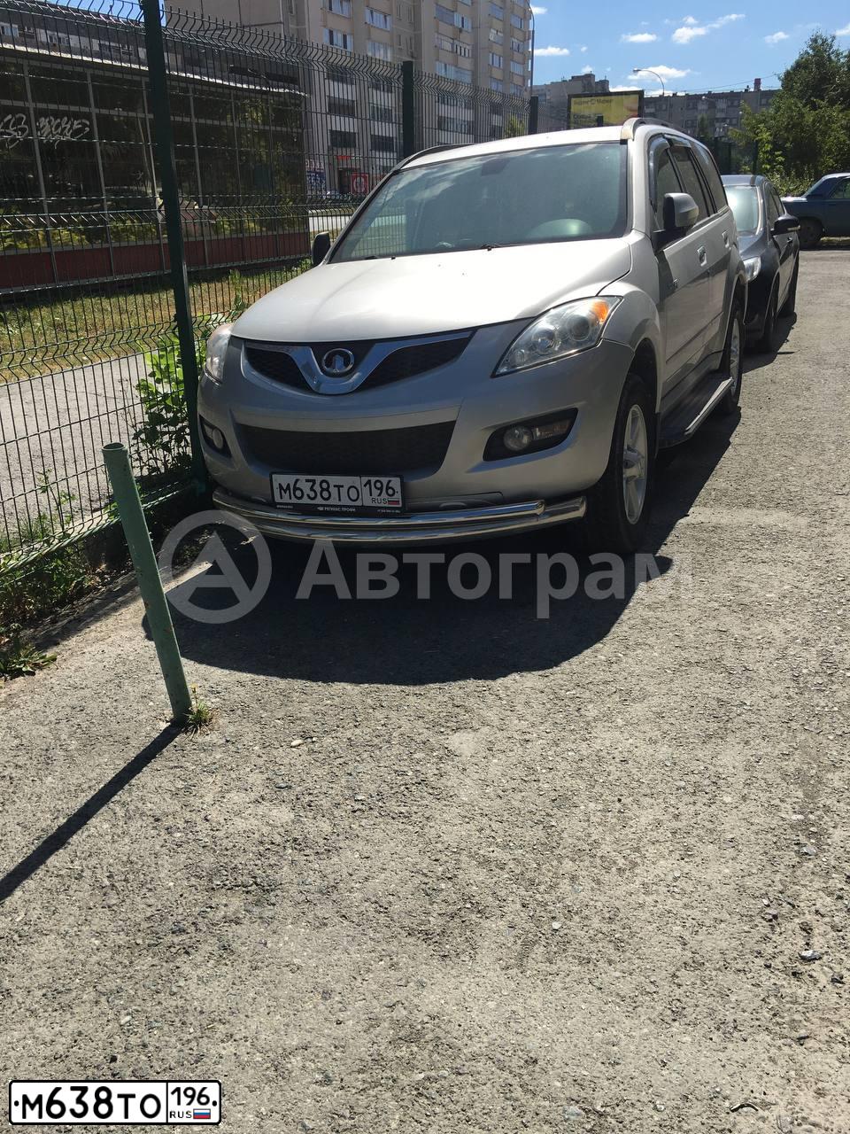 Фото автомобиля GREAT WALL H5, 2013 — госномер М638ТО196. Цвет: СВЕТЛО-СЕРЫЙ