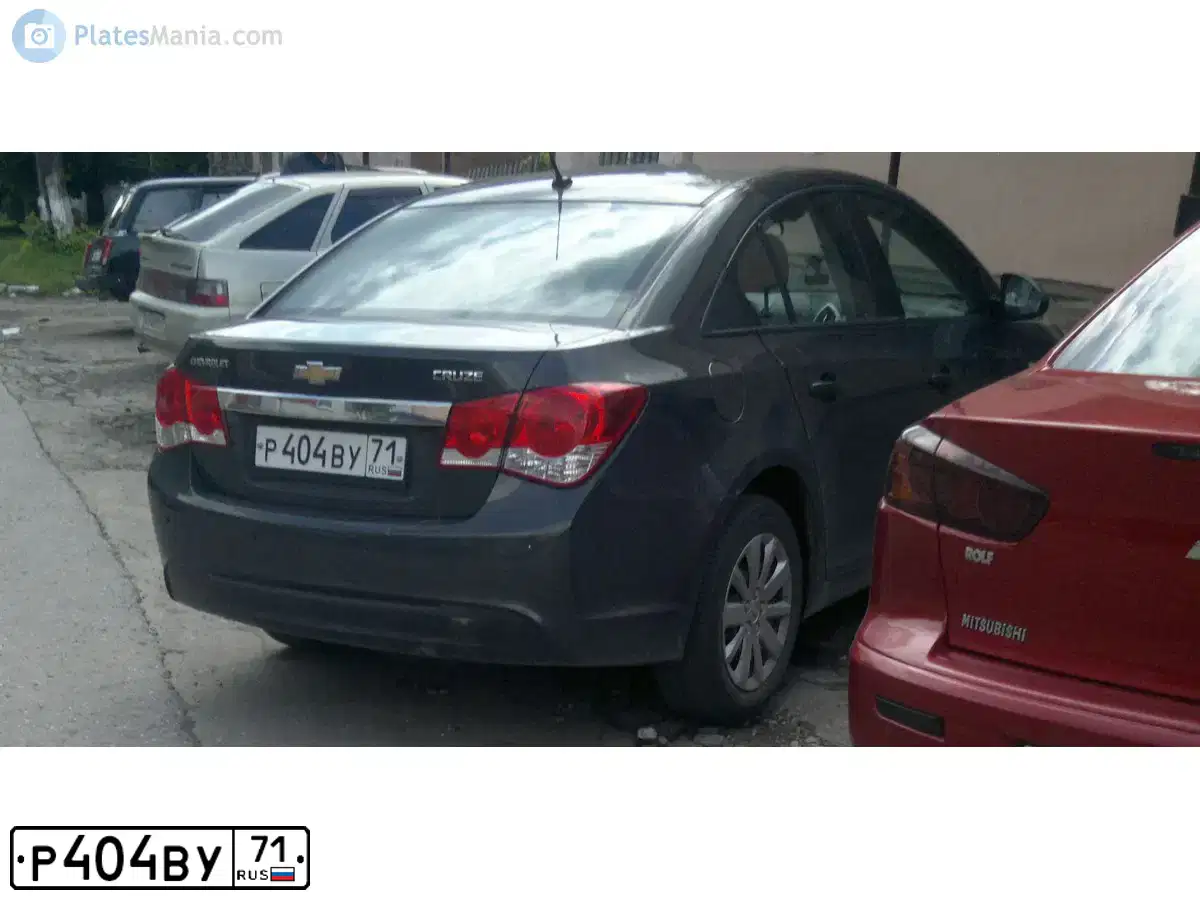 Фото автомобиля CHEVROLET CRUZE, 2012 — госномер Р404ВУ71. Цвет: СЕРЫЙ МЕТАЛЛИК