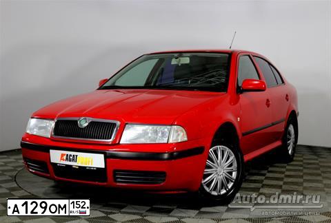 Фото автомобиля SKODA OCTAVIA, 2006 — госномер С200ВО52. Цвет: Красный