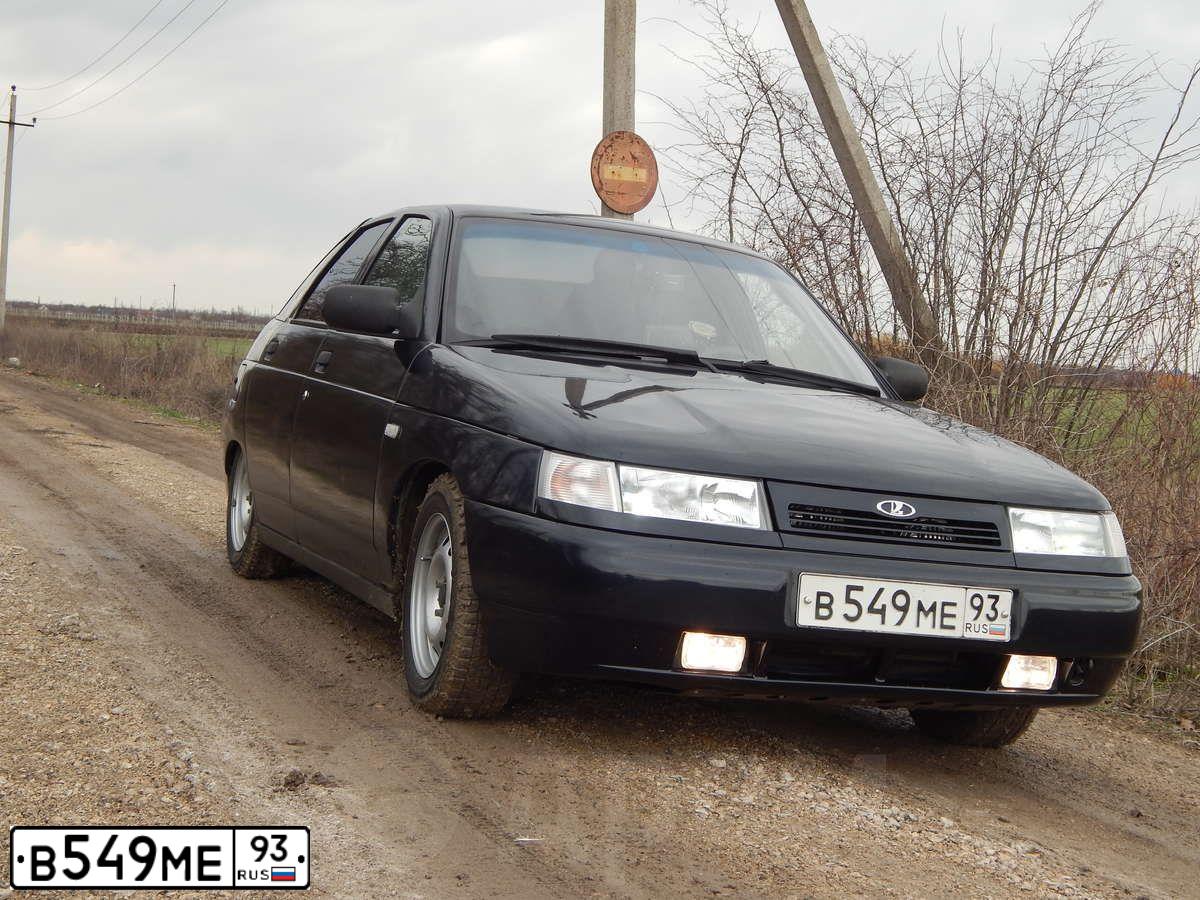 Фото автомобиля LADA 2112 LADA, 2008 — госномер Е369СО08. Цвет: ГРАФИТОВЫЙ МЕТАЛЛИК