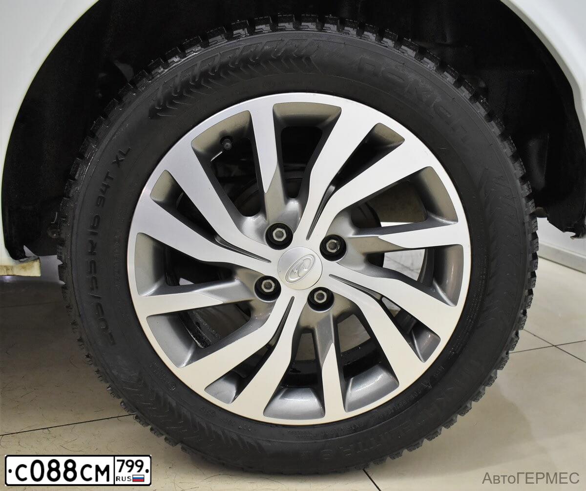 Фото автомобиля LADA XRAY, 2019 — госномер С088СМ799. Цвет: Белый