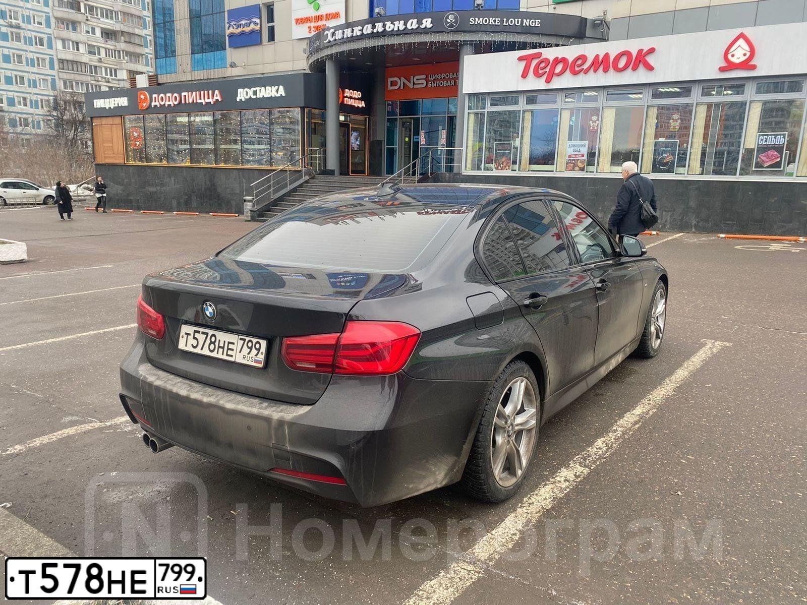 Фото автомобиля BMW 320I, 2018 — госномер В958ТР43