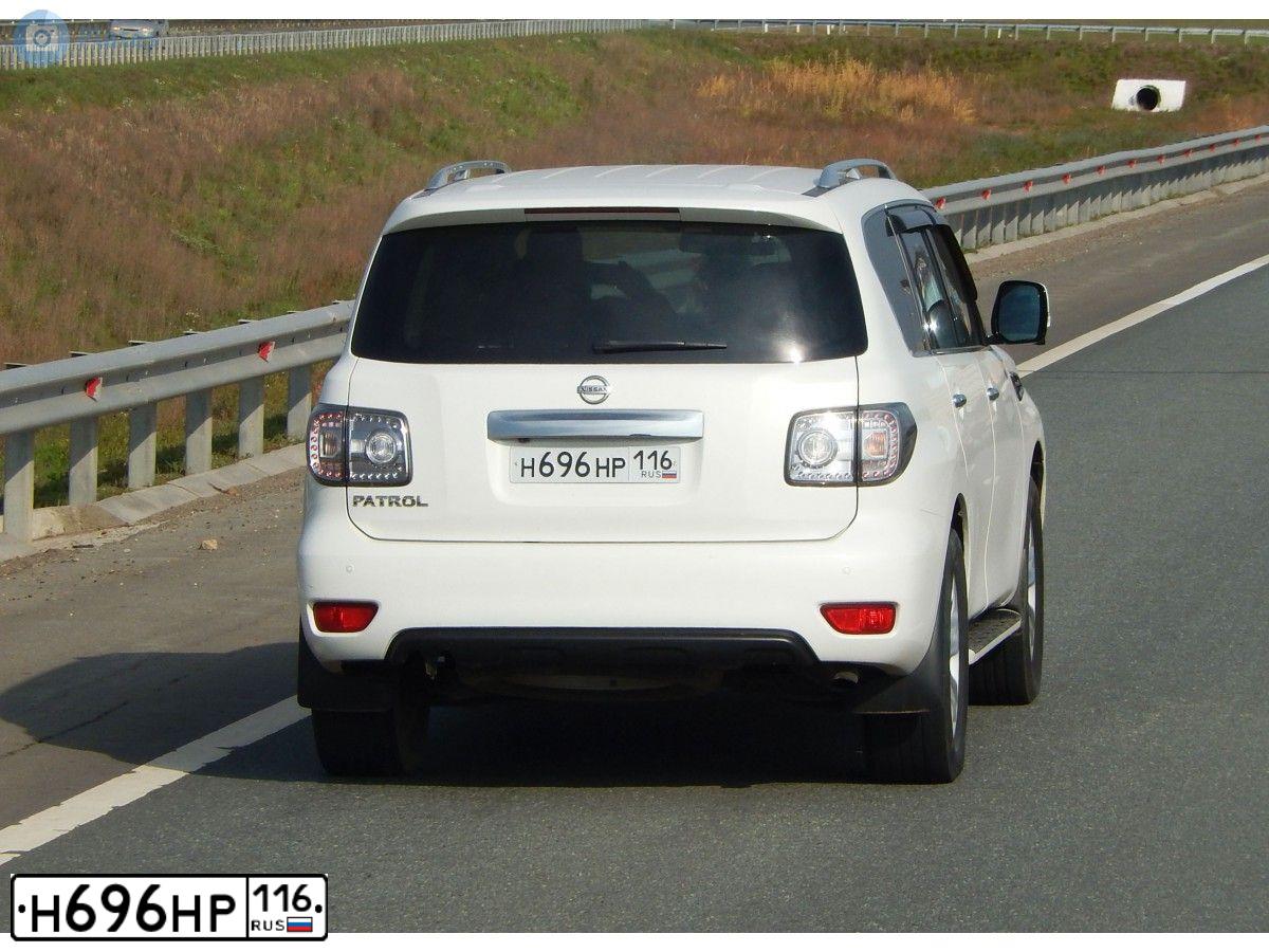 Фото автомобиля NISSAN PATROL, 2010 — госномер С816ТН716