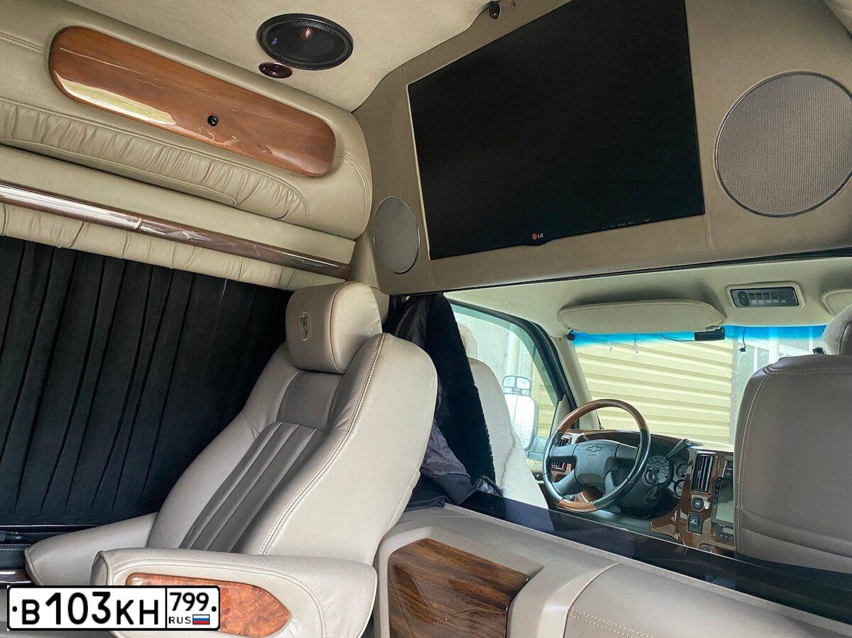 Фото автомобиля CHEVROLET EXPRESS VAN, 2007 — госномер Р358МО777. Цвет: ЧЕРНЫЙ