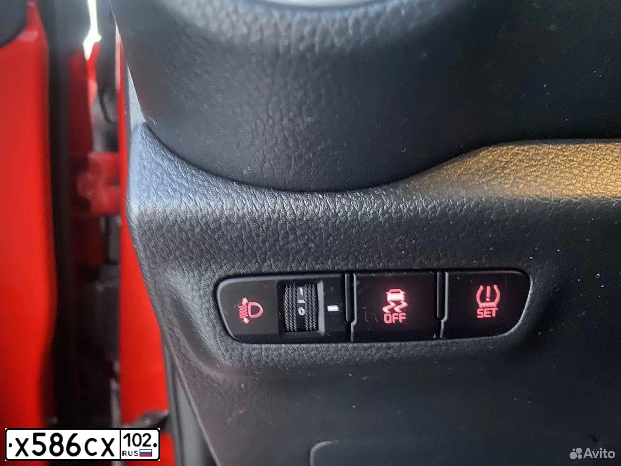 Фото автомобиля KIA PICANTO / MORNING, 2019 — госномер Х586СХ102. Цвет: Красный