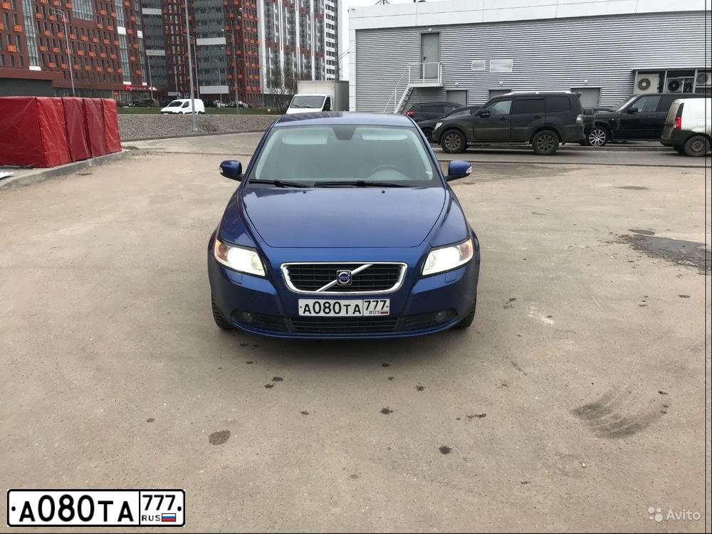 Фото автомобиля VOLVO S40, 2007 — госномер Р964ТМ73. Цвет: синий