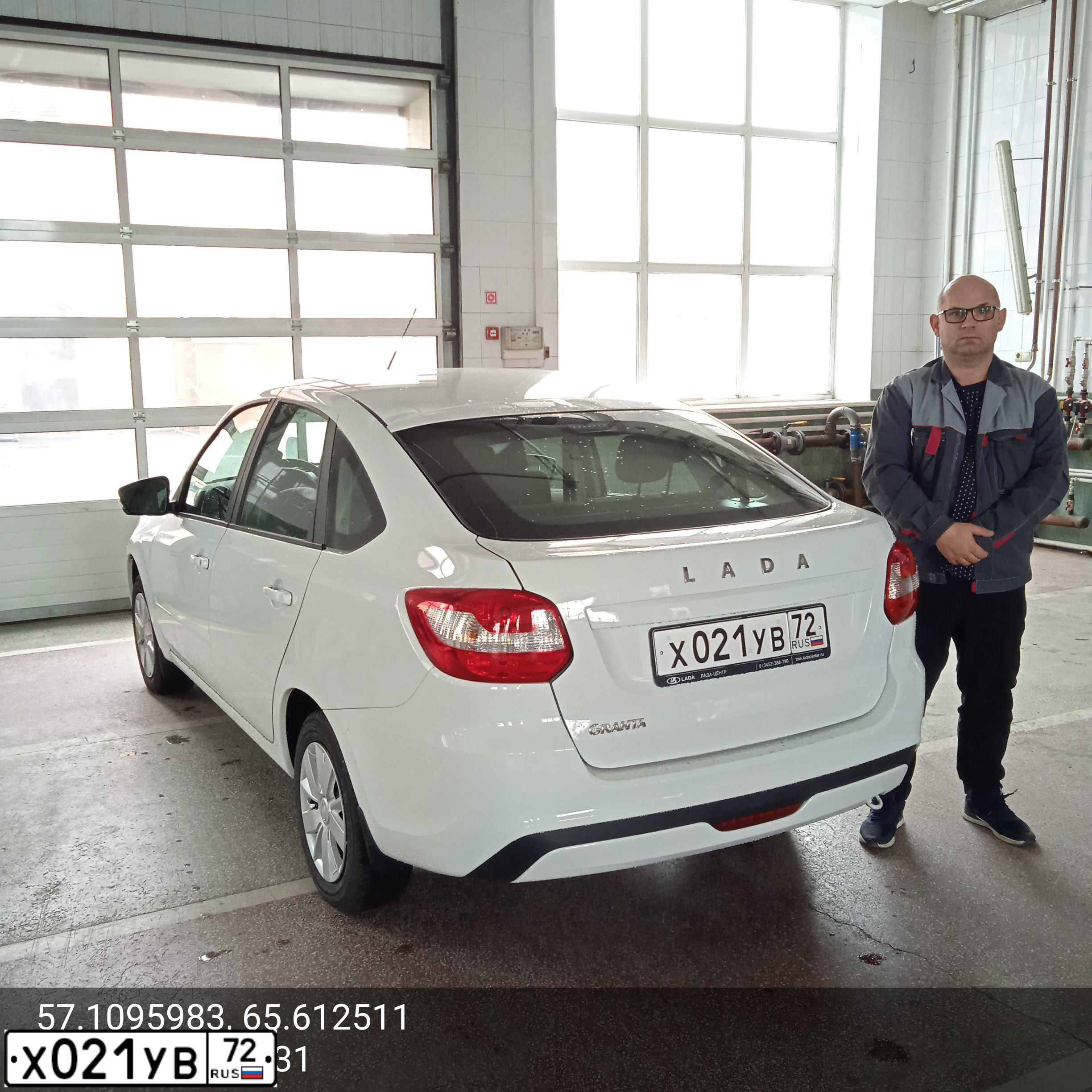 Фото автомобиля LADA (ВАЗ) 219140 Granta, 2023 — госномер Х021УВ72
