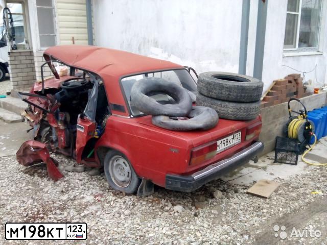 Фото автомобиля VAZ 2107 LADA, 1994 — госномер М198КТ123