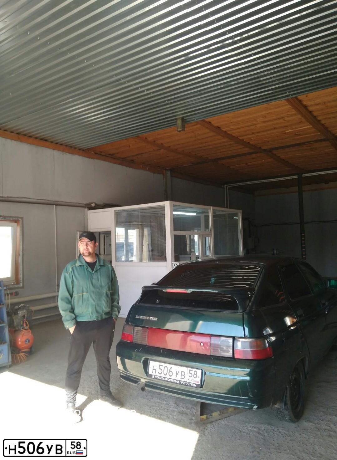 Фото автомобиля LADA 2112 LADA, 2004 — госномер К739ТХ58. Цвет: ТЕМНО - ЗЕЛЕНЫЙ