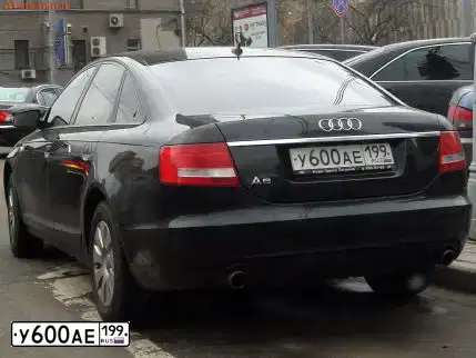 Фото автомобиля AUDI A6, 2011 — госномер В441ОК06. Цвет: ЧЕРНЫЙ