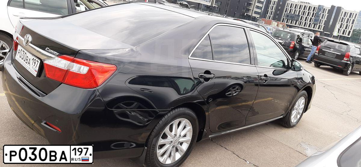 Фото автомобиля TOYOTA CAMRY, 2014 — госномер Р030ВА197. Цвет: ЧЕРНЫЙ