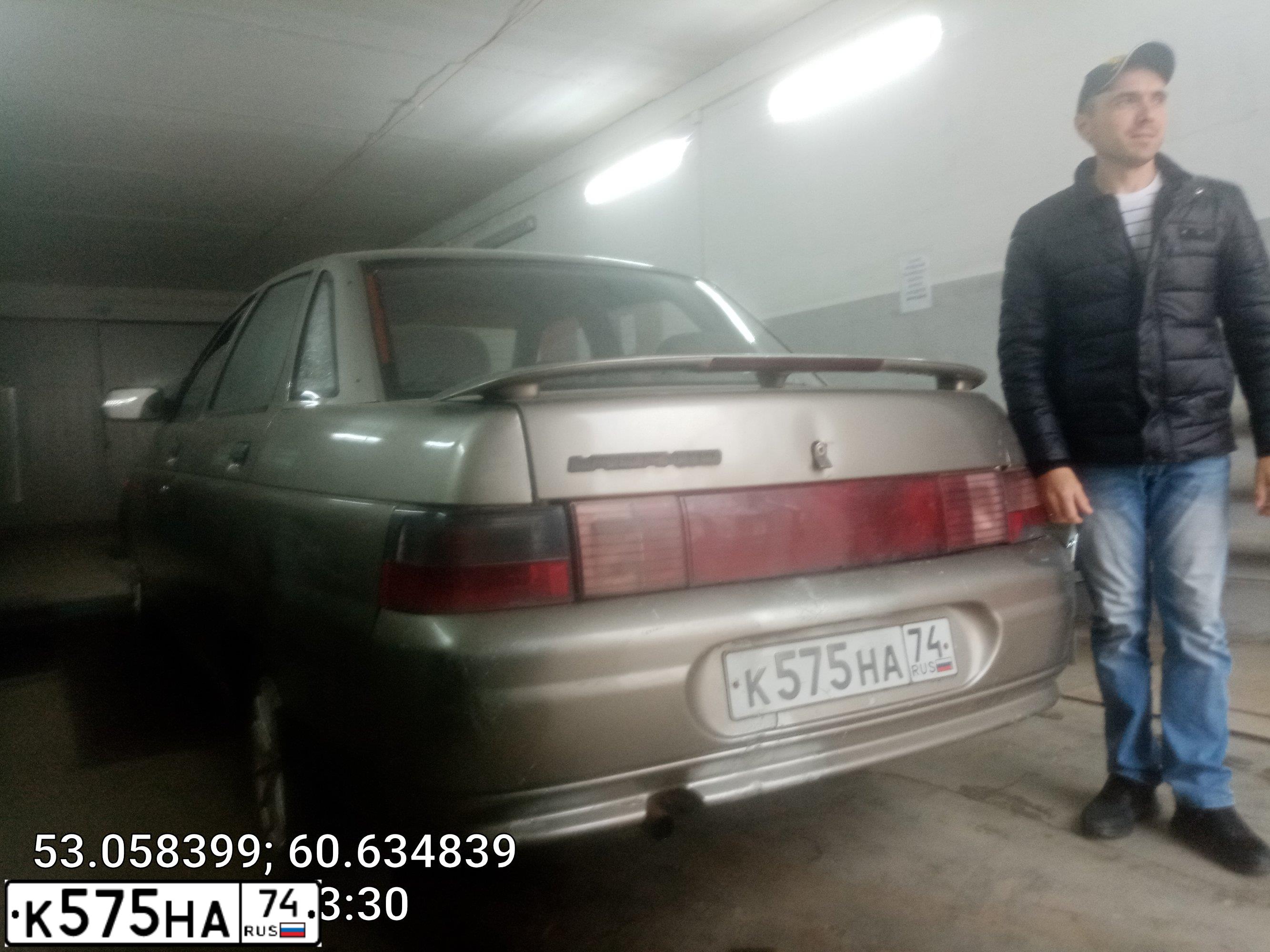 Фото автомобиля LADA 2110, 1999 — госномер Р994КН774. Цвет: СЕРО-ЗЕЛЕНЫЙ