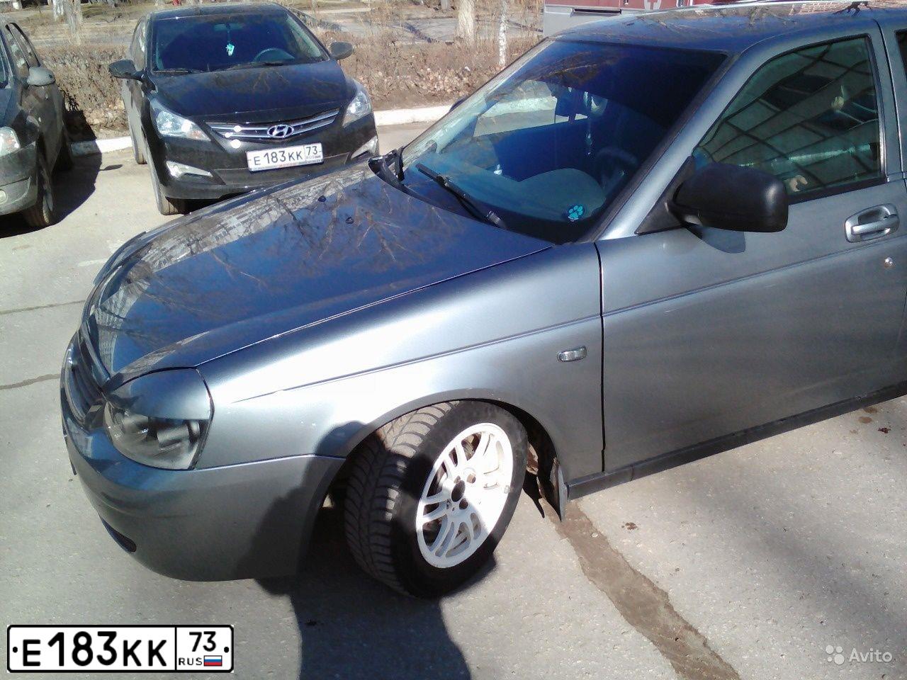 Фото автомобиля HYUNDAI SOLARIS, 2015 — госномер Е183КК73. Цвет: ЧЕРНЫЙ