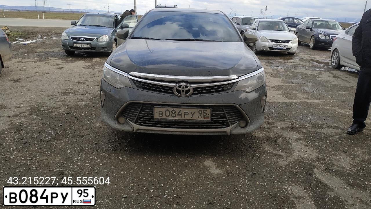 Фото автомобиля TOYOTA CAMRY, 2012 — госномер А182АА95. Цвет: ЧЕРНЫЙ МЕТАЛЛИК