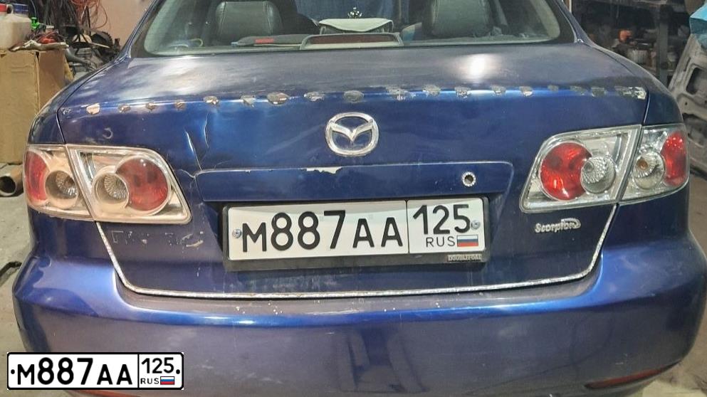Фото автомобиля MAZDA 6, 2004 — госномер Н047ЕЕ63. Цвет: СИНИЙ