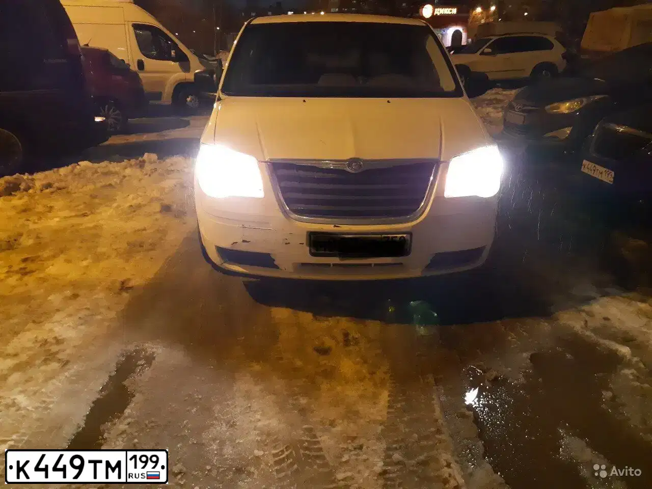 Фото автомобиля CHRYSLER SEBRING, 2007 — госномер А849НР799. Цвет: ЧЕРНЫЙ