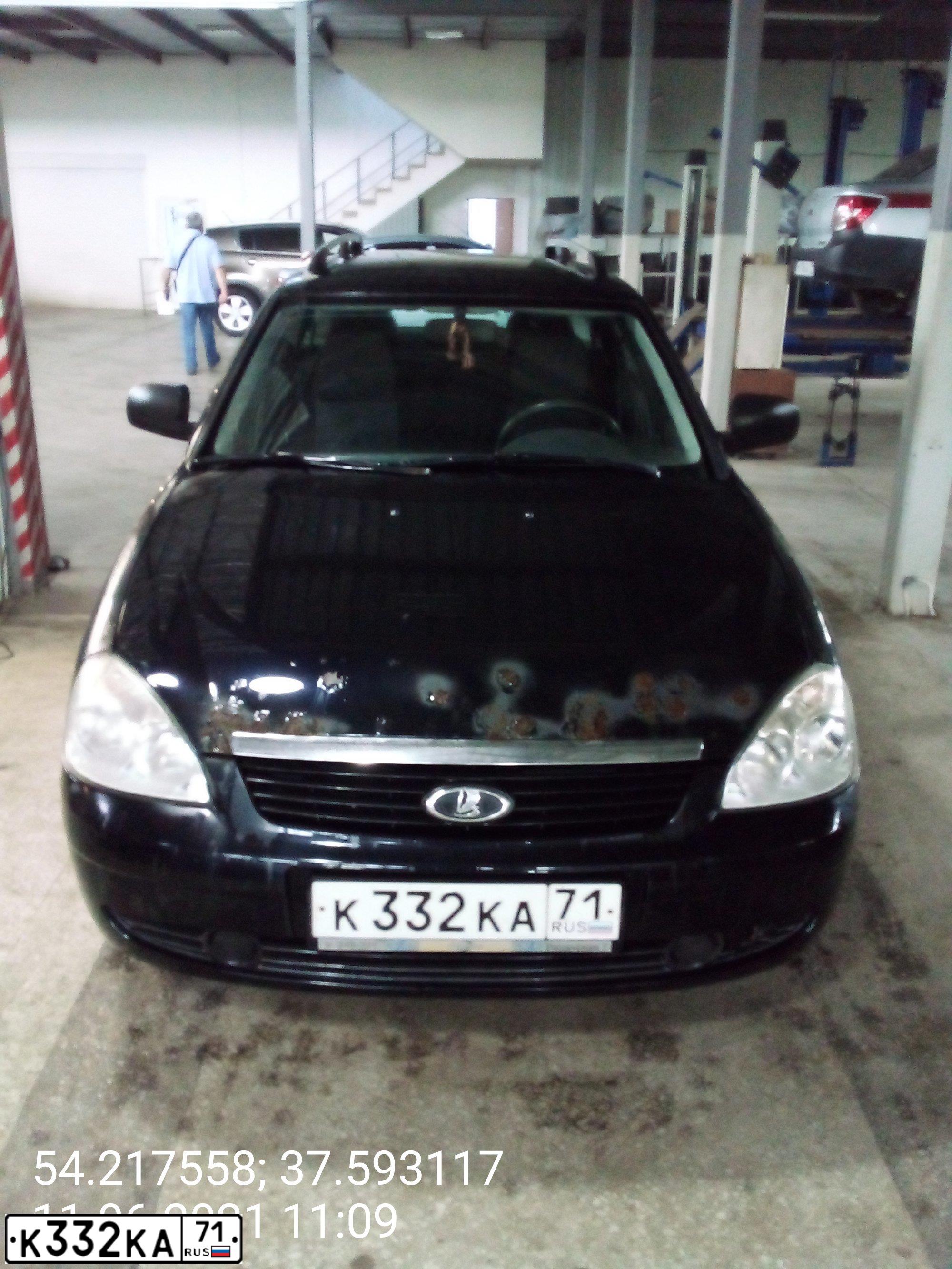 Фото автомобиля KIA RIO, 2009 — госномер К322КА71. Цвет: синий