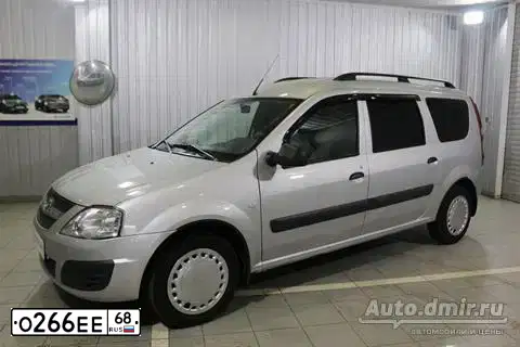 Фото автомобиля LADA LARGUS, 2018 — госномер Р309АВ68. Цвет: СЕРЕБРИСТЫЙ