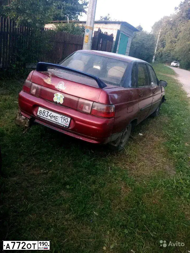 Фото автомобиля LADA 2110, 2005 — госномер А772ОТ190. Цвет: ЗЕЛЕНЫЙ ТЕМНЫЙ