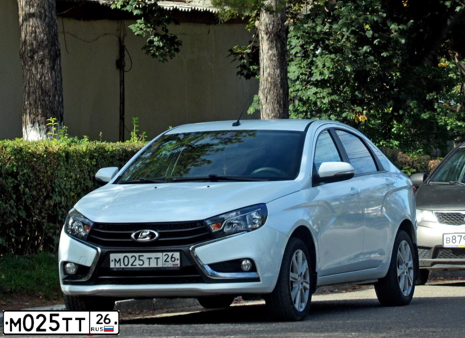 Фото автомобиля LADA 2170 PRIORA, 2015 — госномер М025ТТ26