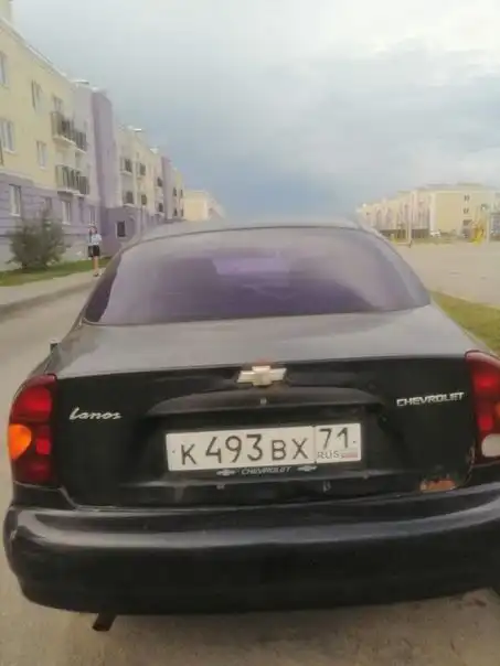 Фото автомобиля ZAZ LANOS, 2008 — госномер К493ВХ71. Цвет: ЧЕРНЫЙ