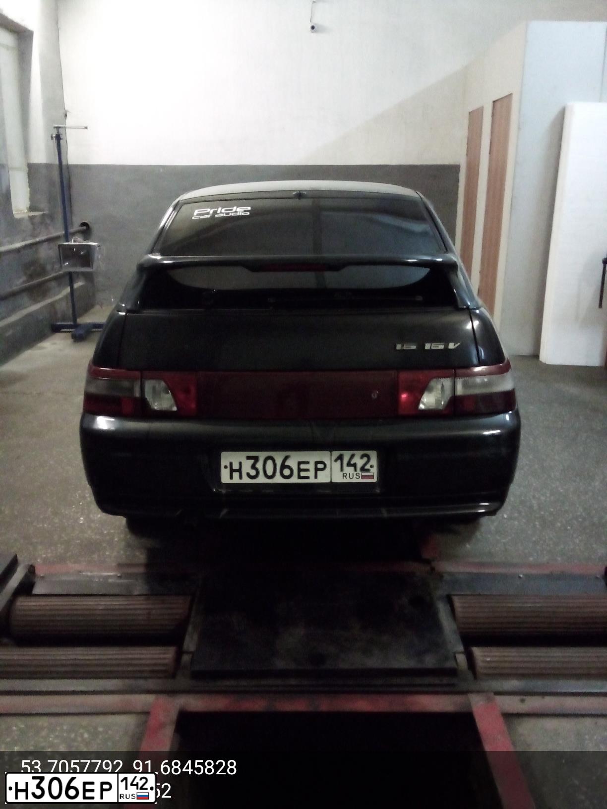 Фото автомобиля LADA 2112 LADA, 2007 — госномер Н306ЕР142. Цвет: ГРАФИТОВЫЙ МЕТАЛЛИК