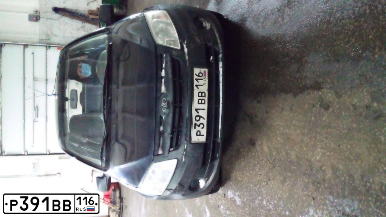 Фото автомобиля LADA 2190 GRANTA, 2012 — госномер К847РС716. Цвет: Серо-Синий
