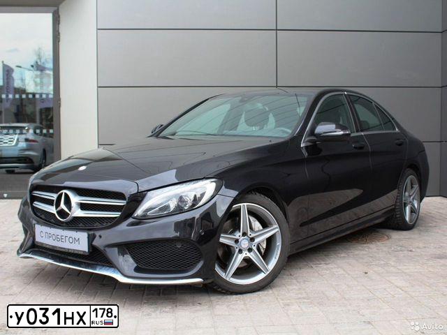 Фото автомобиля MERCEDES C-KLASSE, 2016 — госномер А703ВТ797. Цвет: ЧЕРНЫЙ