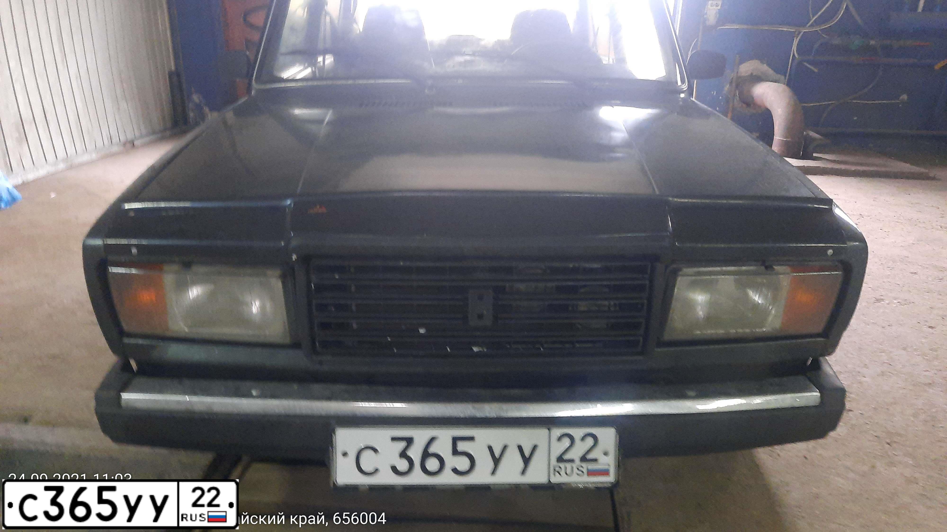 Фото автомобиля LADA 2107, 2010 — госномер В314СУ122. Цвет: СЕРО-СИНЕ-ЗЕЛЕНЫЙ