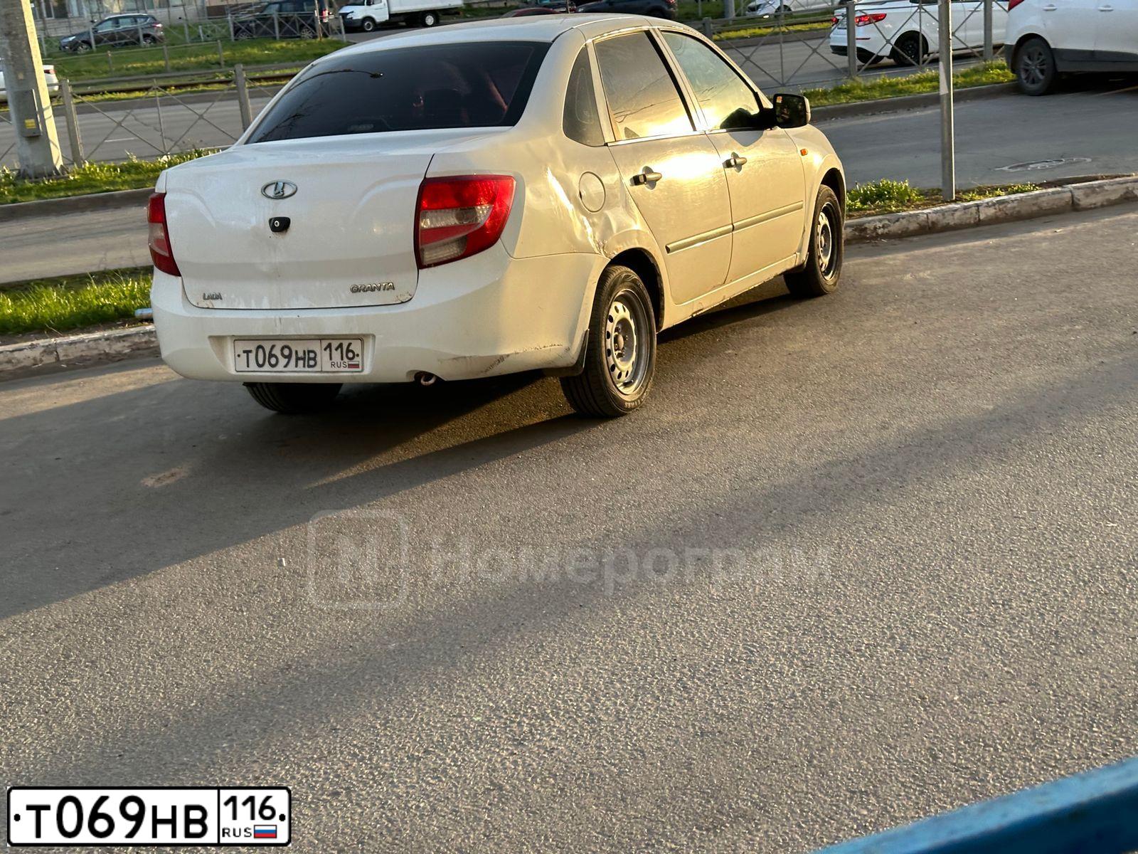 Фото автомобиля LADA 2190 GRANTA, 2013 — госномер С730УЕ716. Цвет: БЕЛЫЙ