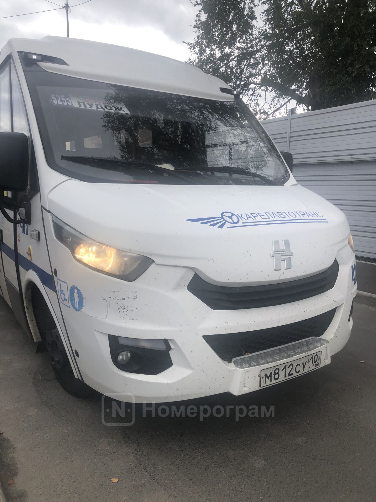 Фото автомобиля NEMAN 4202, 2019 — госномер М812СУ10. Цвет: БЕЛЫЙ