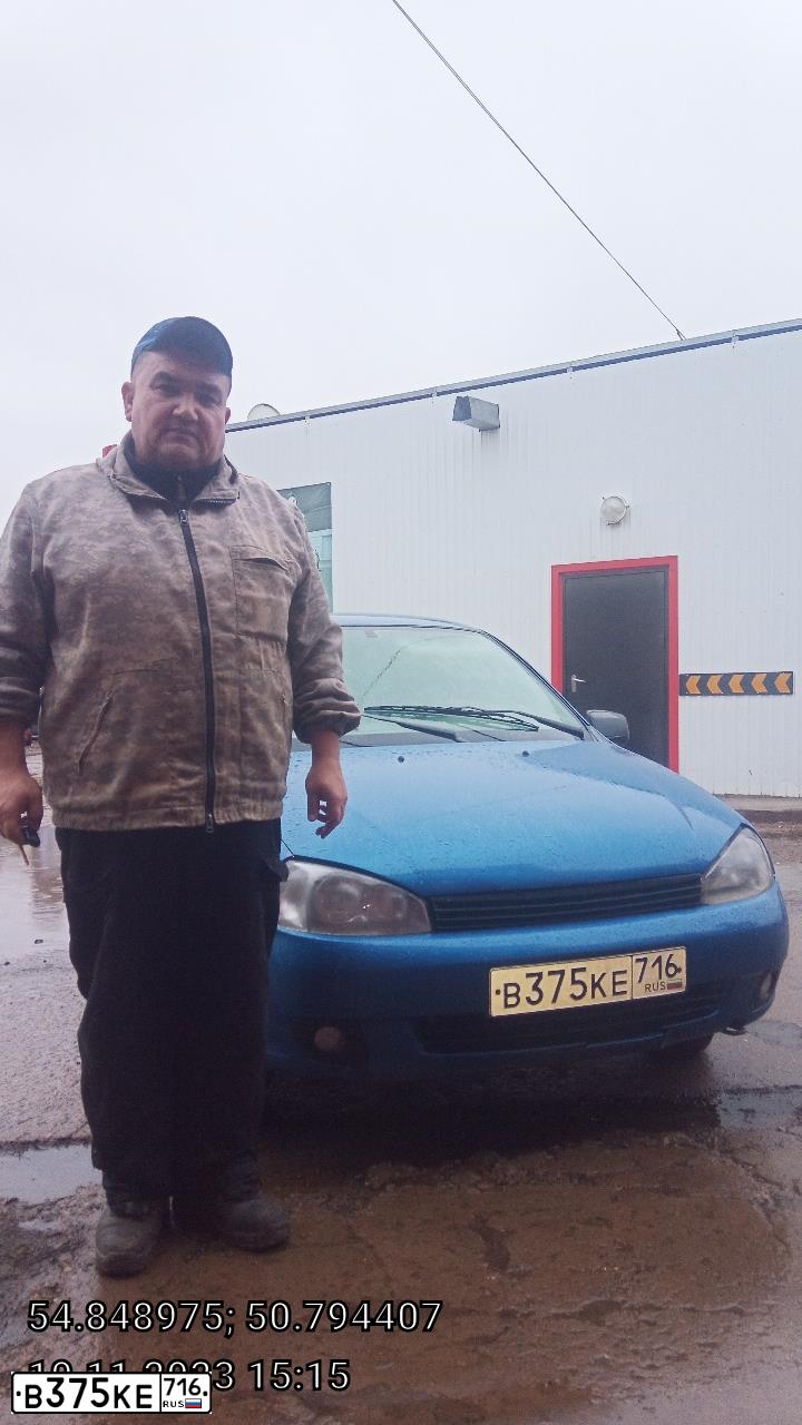 Фото автомобиля LADA KALINA, 2006 — госномер С426НТ716. Цвет: ЯРКО-СИНИЙ