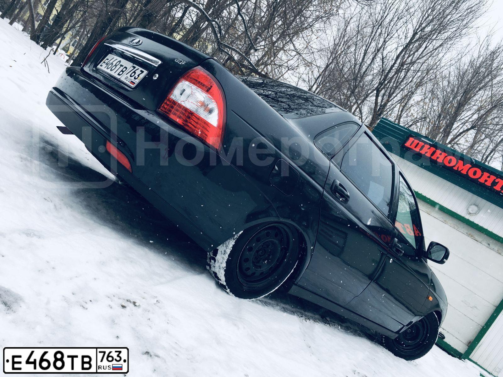 Фото автомобиля LADA 2170 PRIORA, 2008 — госномер Е468ТВ763. Цвет: ГРАФИТОВЫЙ МЕТАЛЛИК