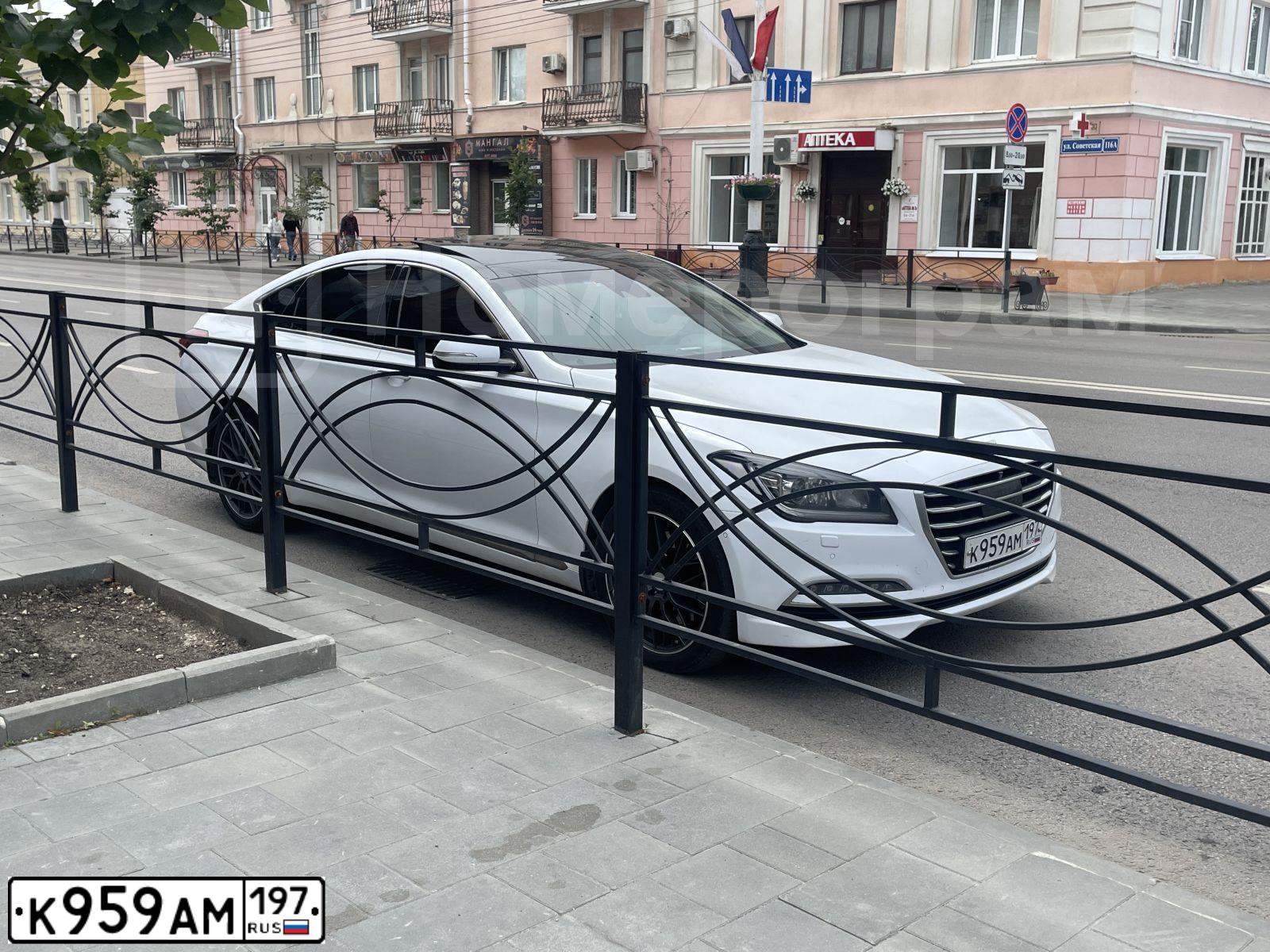 Фото автомобиля KIA MAGENTIS / OPTIMA, 2012 — госномер К959АМ197. Цвет: ЧЕРНЫЙ