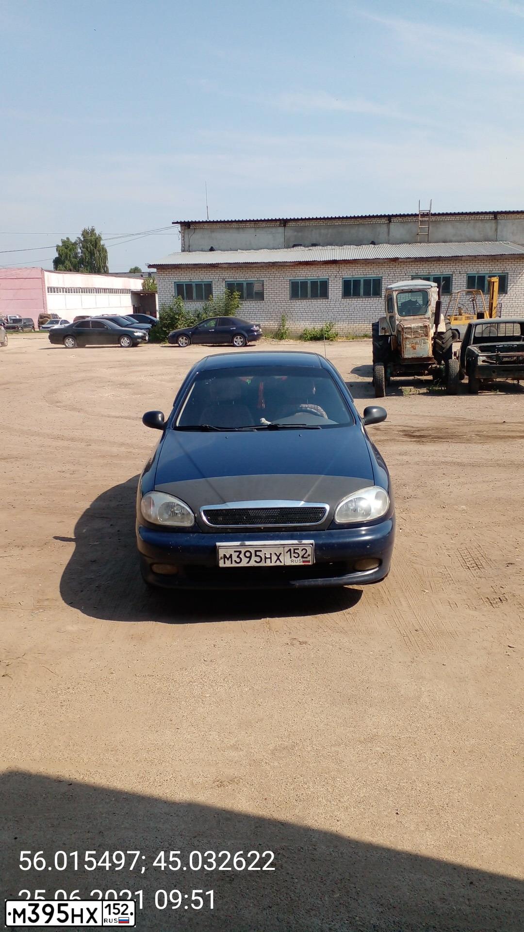 Фото автомобиля CHEVROLET LANOS, 2007 — госномер У808КХ44